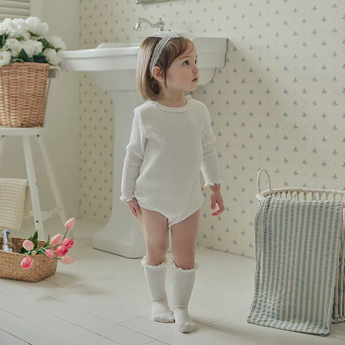 Детский боди Lia белый от Littletini