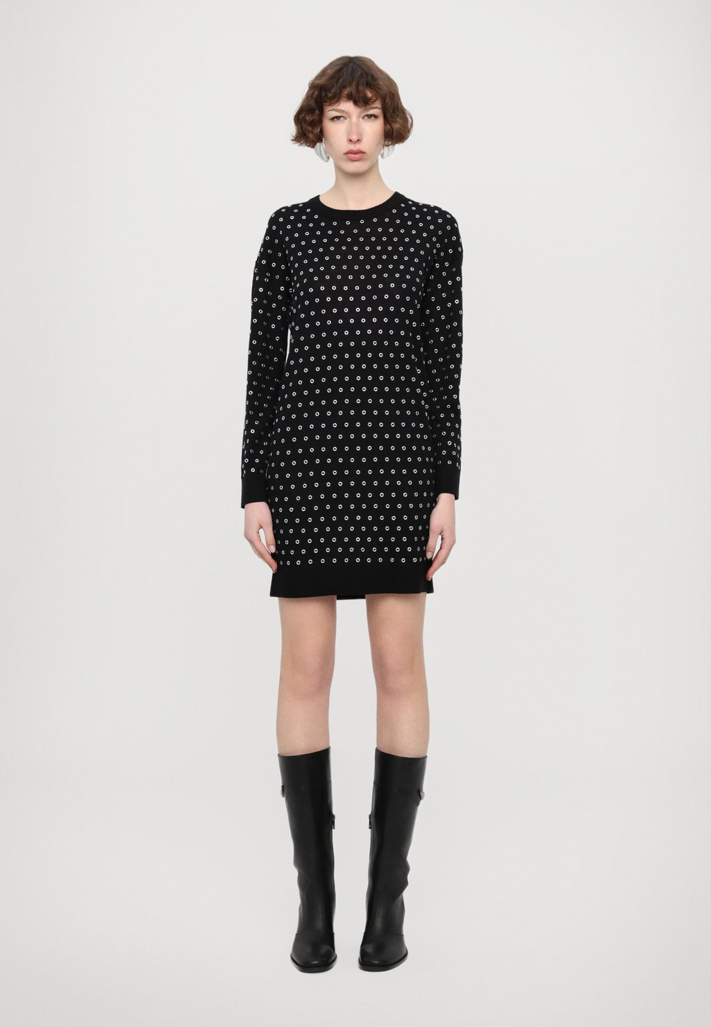 

Платье-джемпер CREW GROMMET MICHAEL Michael Kors, черный