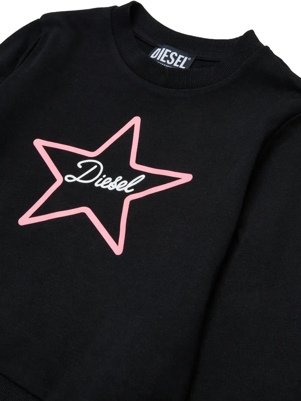 Толстовка SISTAOP с принтом Diesel Kids, черный — фото 3