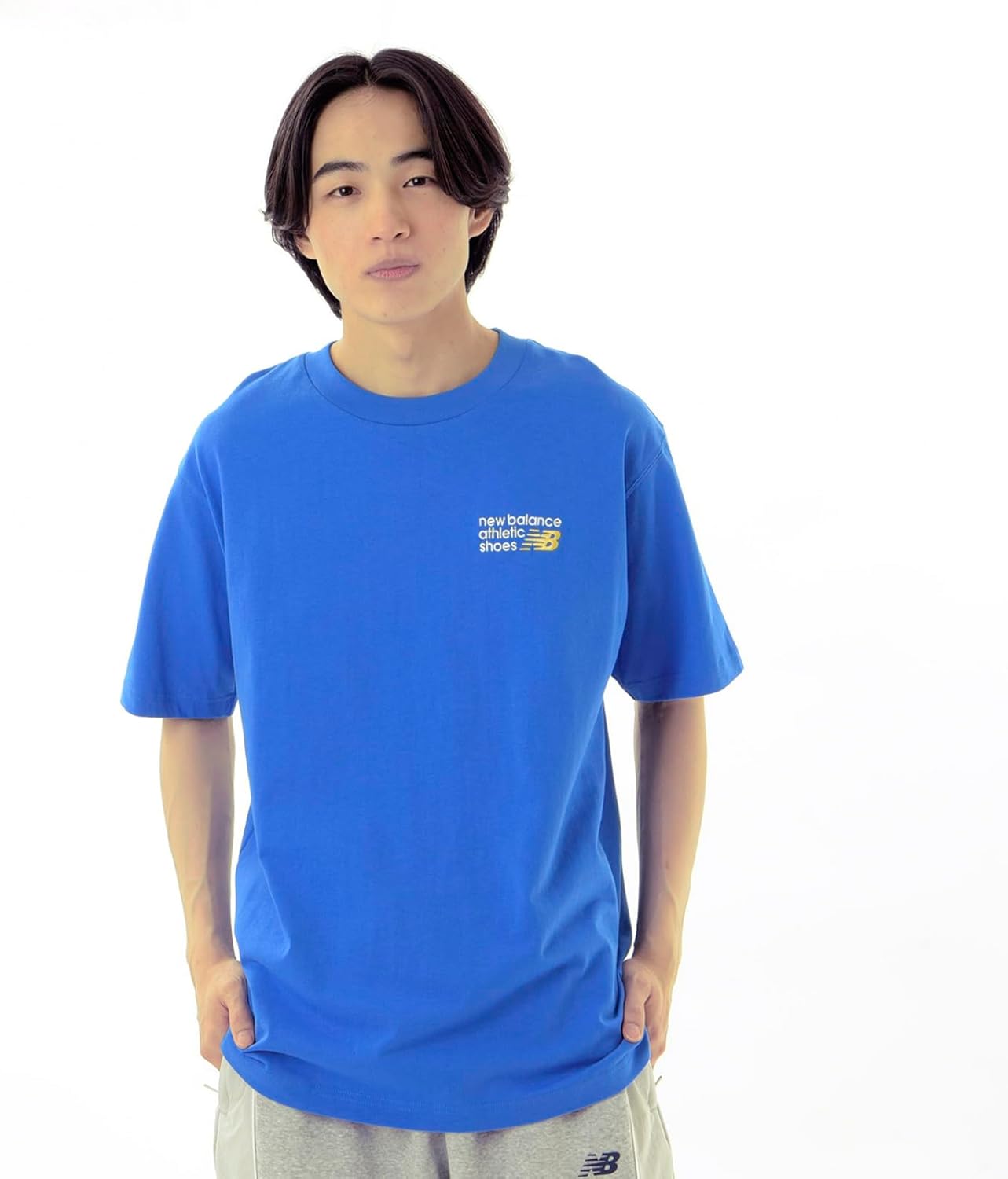 

Мужская футболка с коротким рукавом свободного кроя New Balance