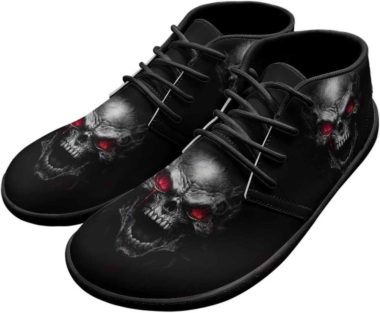 

Мужские походные ботинки Barefoot, водонепроницаемые, с широкой носочной частью Fonplted, Scary Skulls