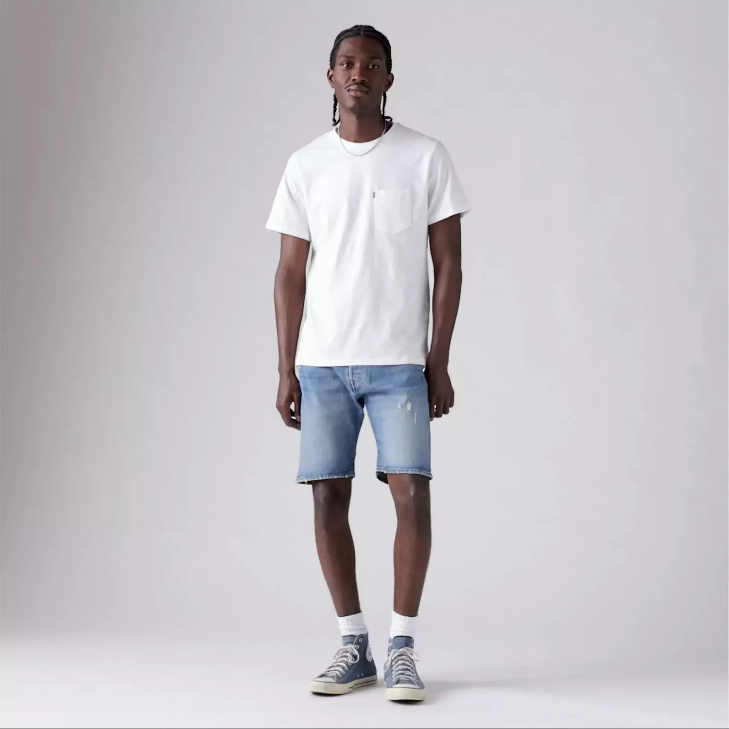 501 мужские шорты оригинального кроя длиной 9 дюймов с подшивкой Levi's, черный — фото 4