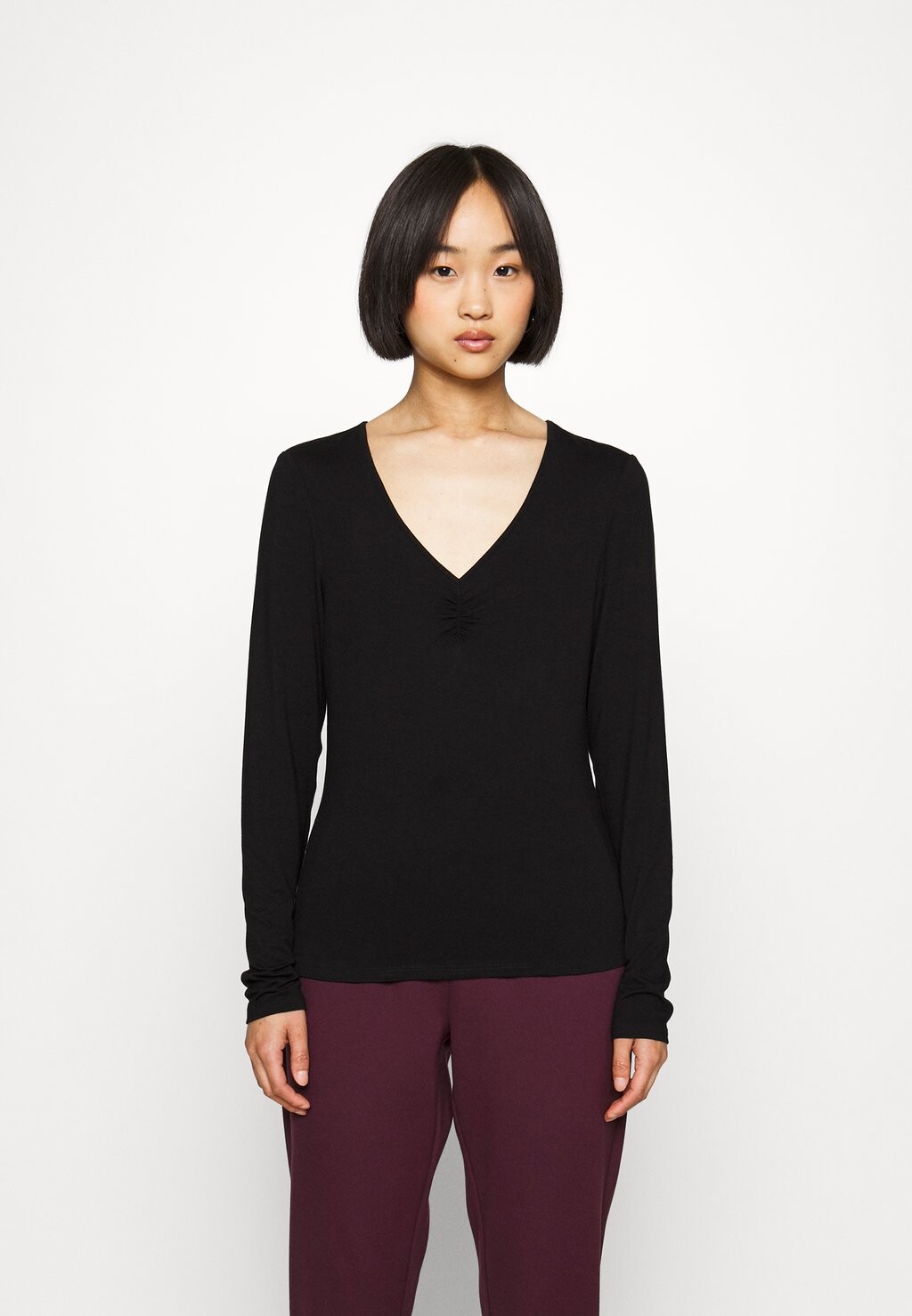 

Рубашка с длинным рукавом Vero Moda, черный
