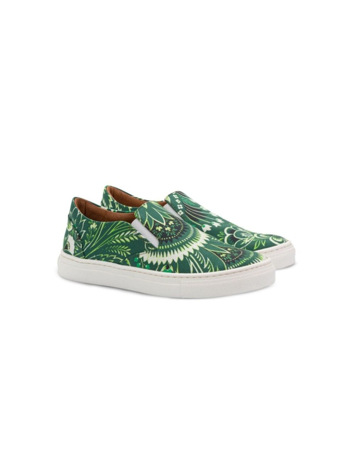 

ETRO KIDS слипоны с принтом пейсли, зеленый