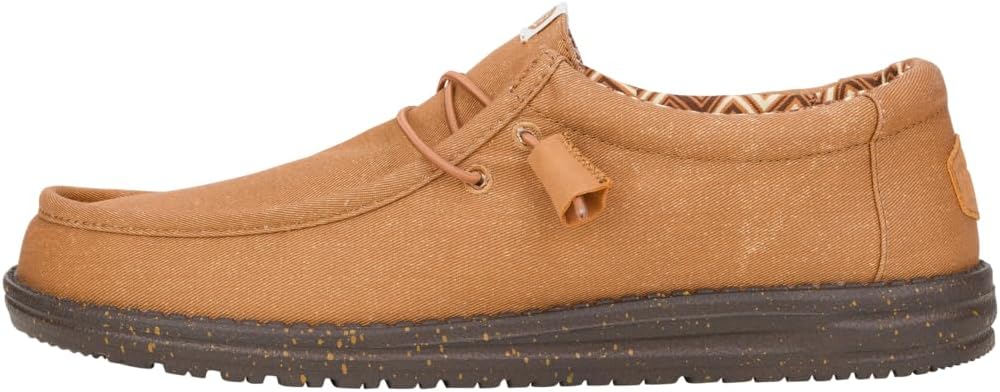 

Мужские лоферы HEYDUDE Wally Stretch из текстиля, Удобная легкая обувь без шнурков для мужчин, Для повседневной носки, прогулок и путешествий, Nut