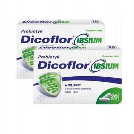 

Капсулы пробиотика Dicoflor Ibsium 20/40/60 Saccharomyces Cerevisiae Bayer