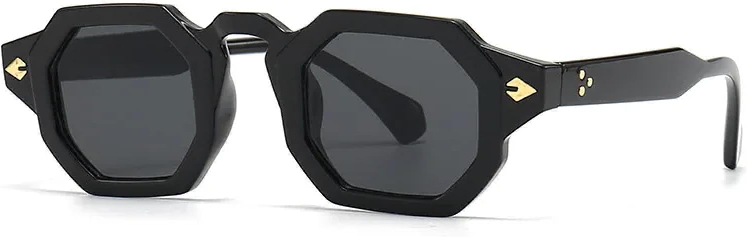 

Женские солнцезащитные очки в стиле ретро с градиентным переходом цвета и защитой от солнца, мужские солнцезащитные очки с защитой от УФ-излучения UV400 SLCHJXS, C1black