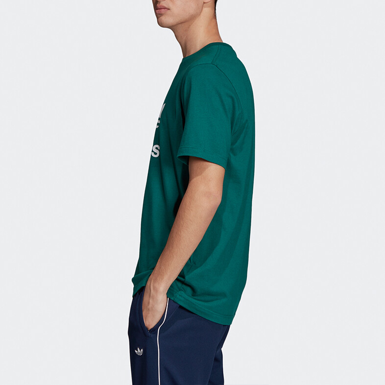 Футболка с трилистником для мужчин Gaoya Green Adidas Originals, зеленый — фото 4
