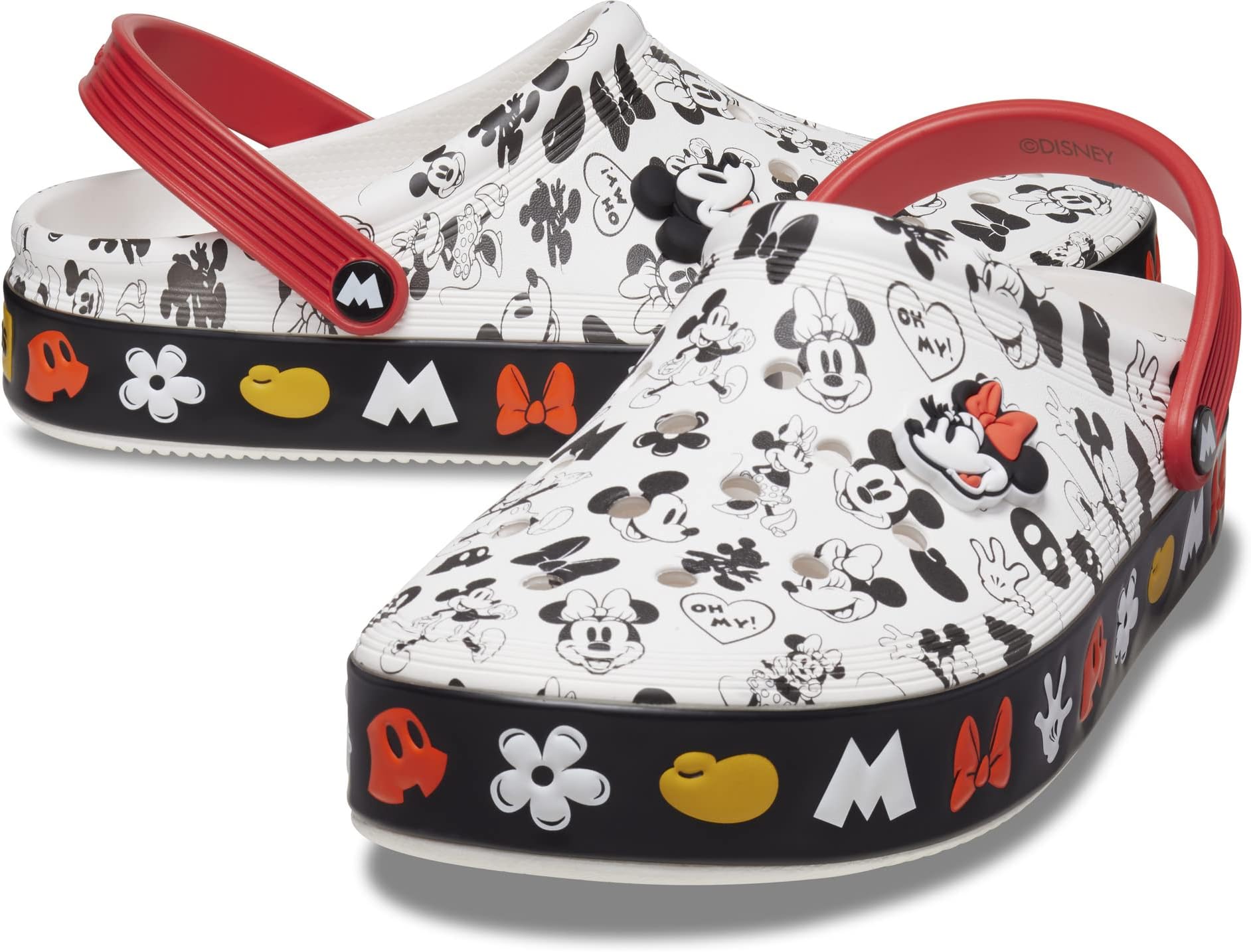 Сабо Crocs Mickey Off Court Clog, белый