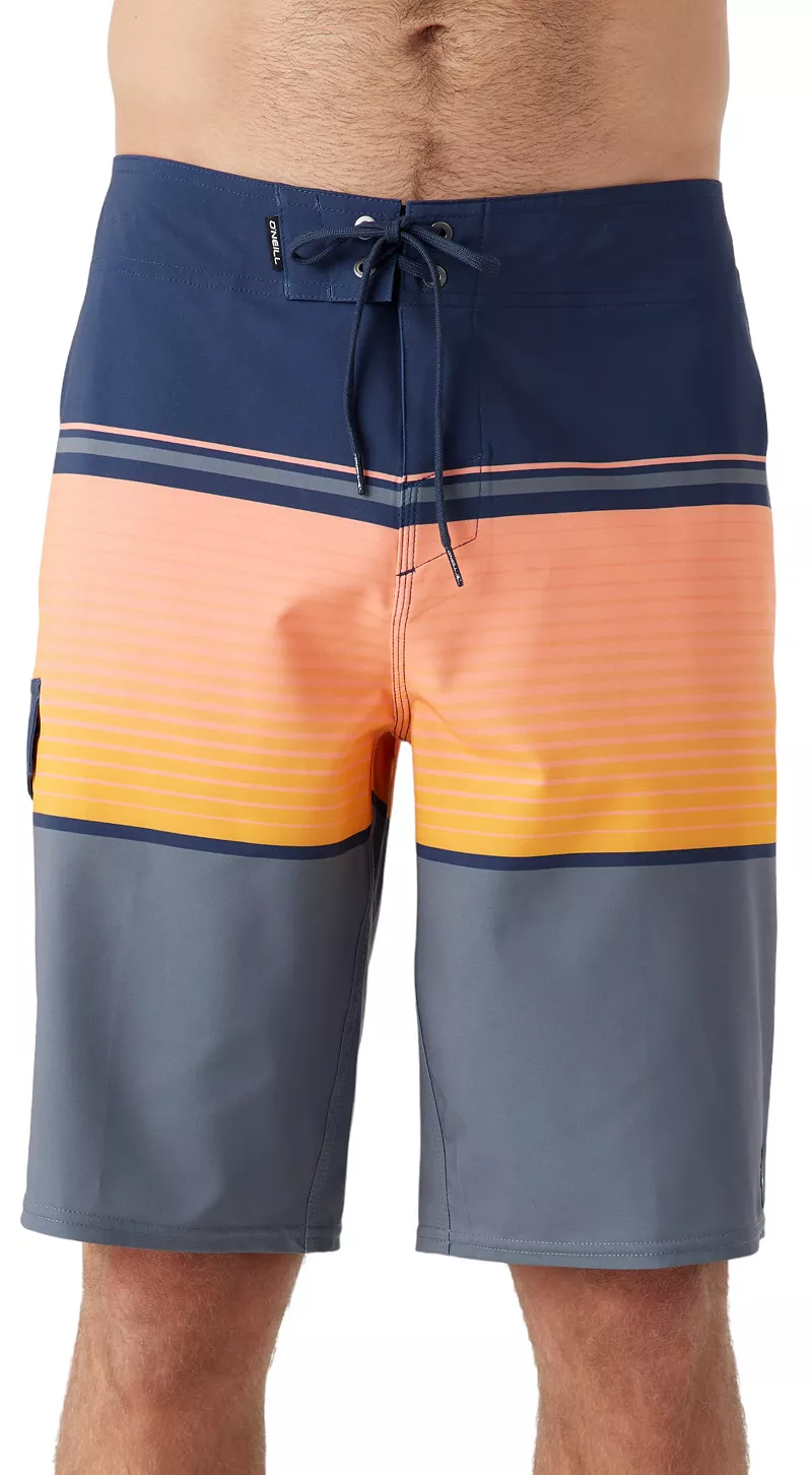

Мужские быстросохнущие шорты O'Neill Lennox Stripe, 21 дюйм, серый