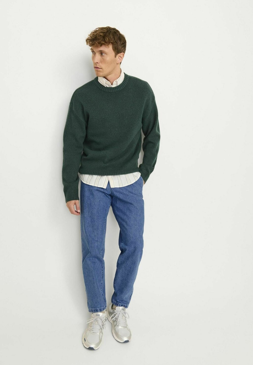 

Джинсы прямого кроя IBILL RICO Jack & Jones, синий деним
