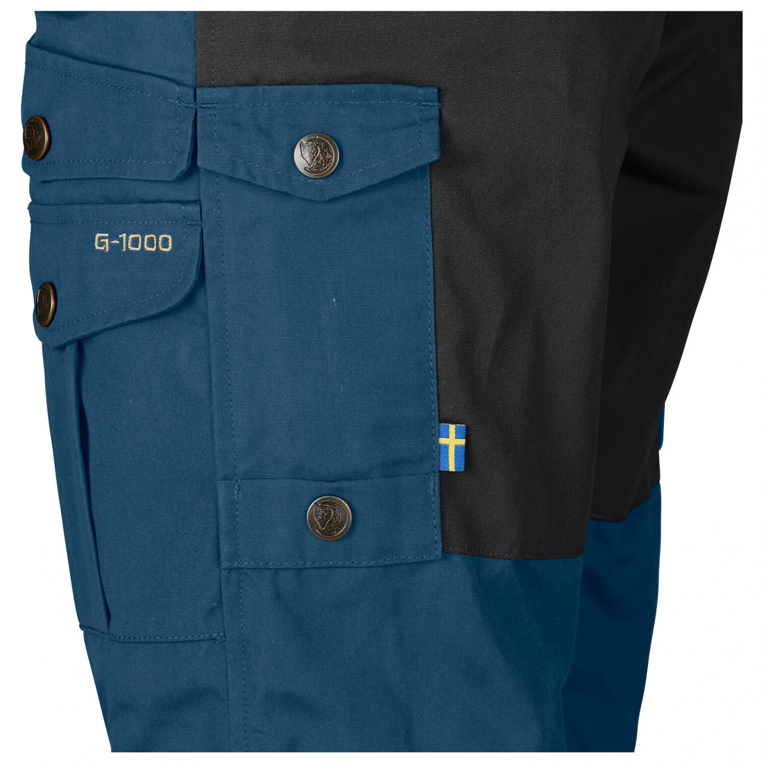 Трекинговые брюки Fjällräven Kids Vidda Trousers, цвет Mountain Blue — фото 4
