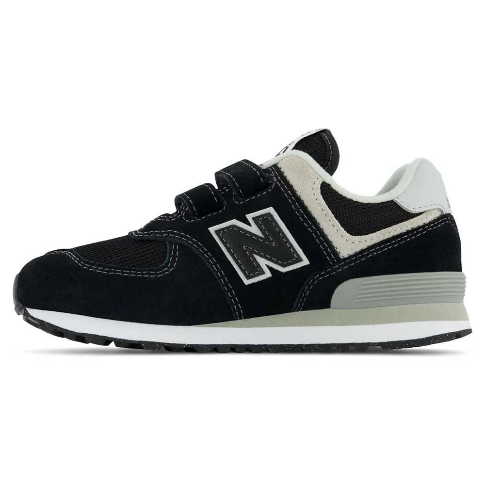 Кроссовки New Balance 574 Core на липучке, черный — фото 3