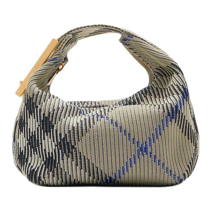 

Полиамидная дорожная сумка мини женская мохово-зеленая Burberry