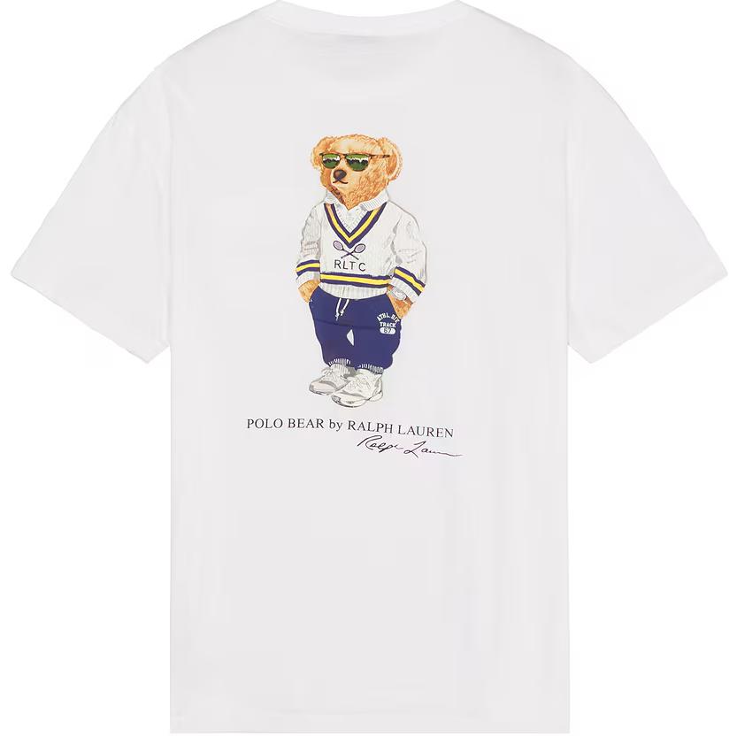 Футболка Polo Bear Polo Ralph Lauren, белый — фото 3