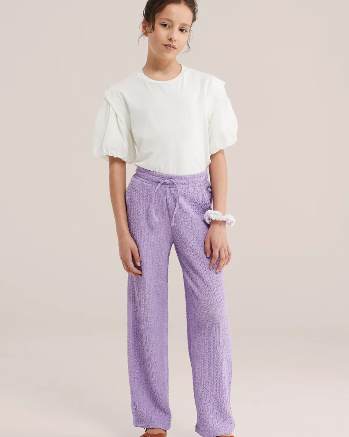 Обычные брюки We Fashion, Lavender — фото 2