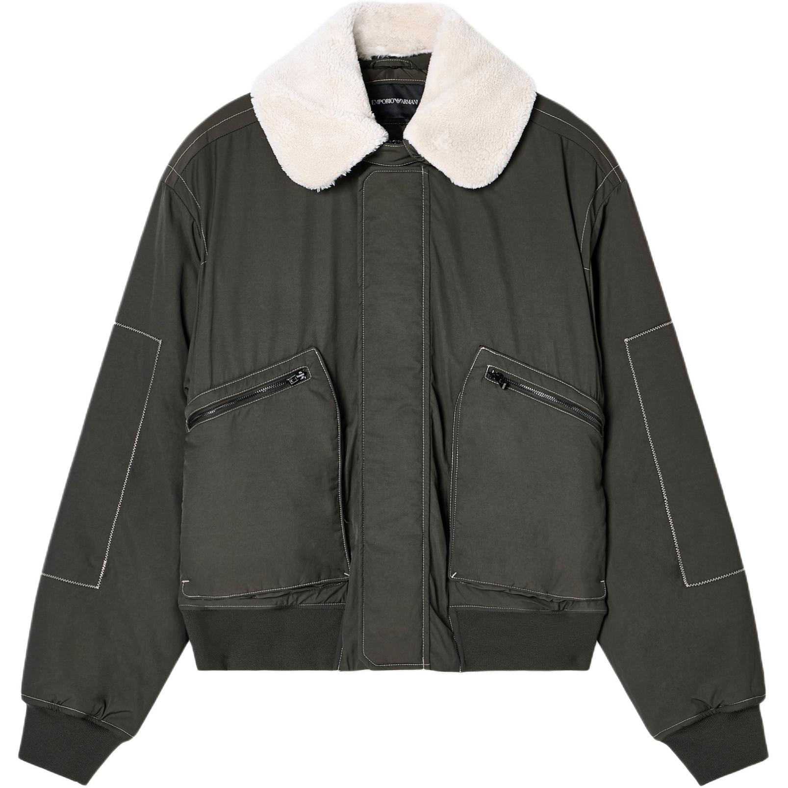 

Бомбер Casual с отстегивающимися лацканами EMPORIO ARMANI, jasper