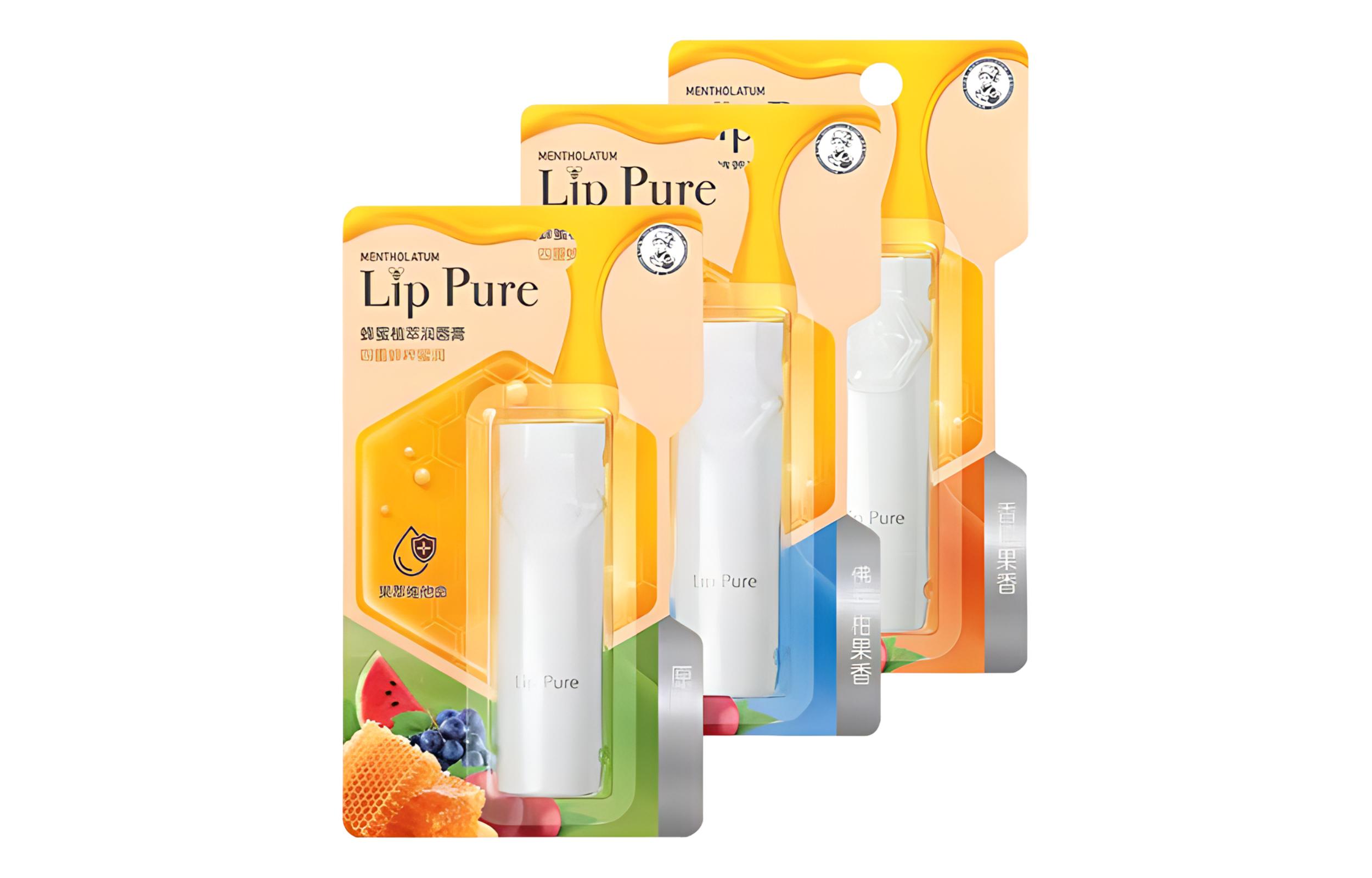 

Натуральный растительный бальзам для губ увлажняющий 4г*3 Mentholatum