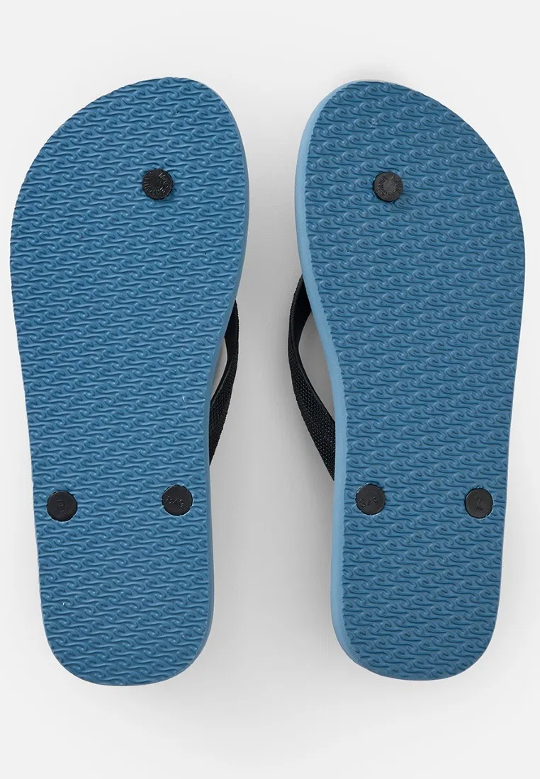 Вьетнамки мужские, открытый носок, модель Icons Of Surf Bloom Open Toe 1AKMOT, цвет светло-голубой Rip Curl — фото 2