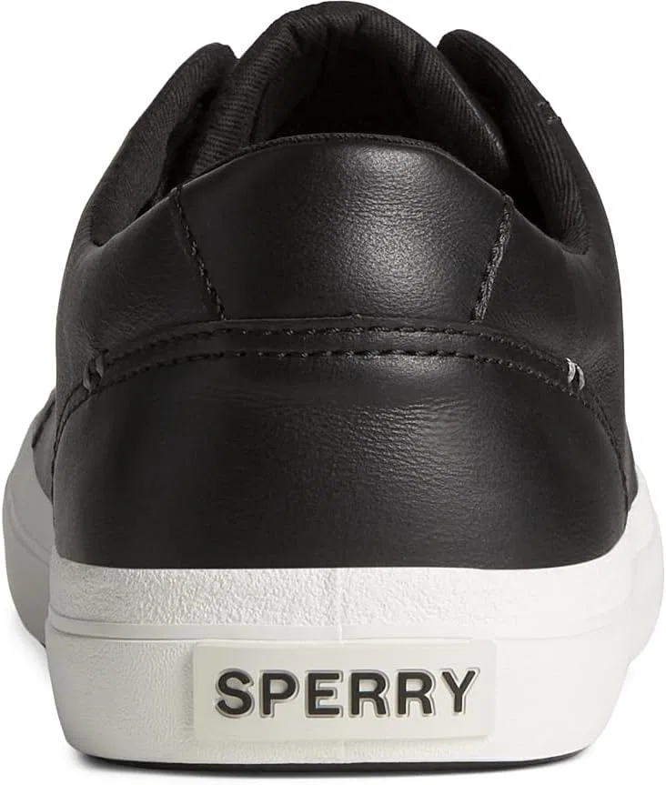 Мужские кожаные кроссовки Sperry Striper II LTT, Grainy Black — фото 3