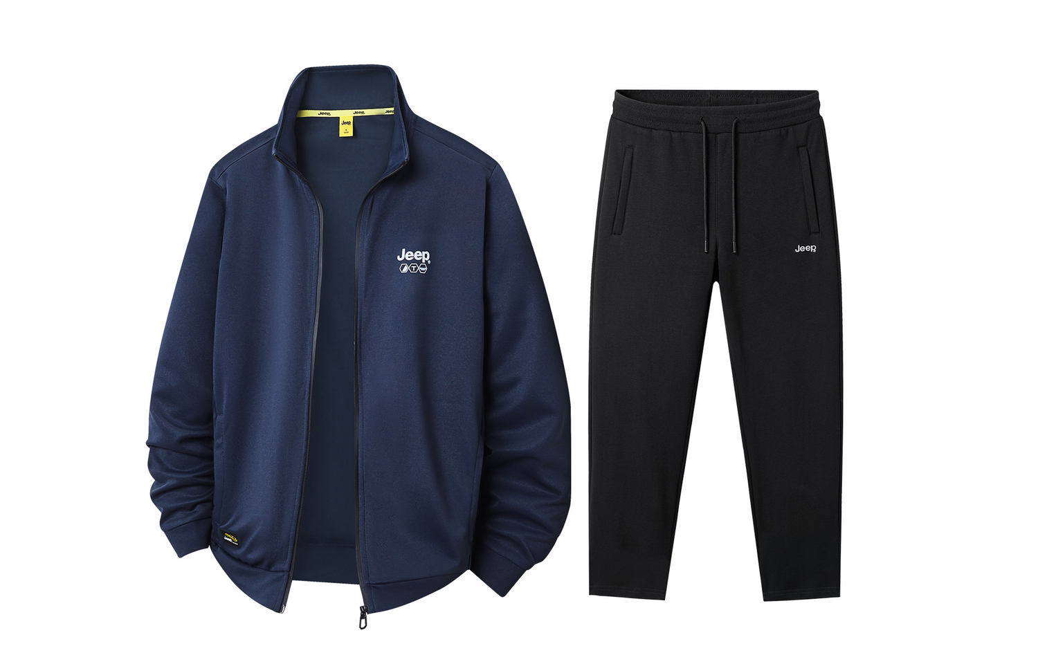 

Коллекция Luxury Cowboy, повседневная спортивная одежда унисекс Jeep, темно-синий long-sleeved shirt+черный casual pants