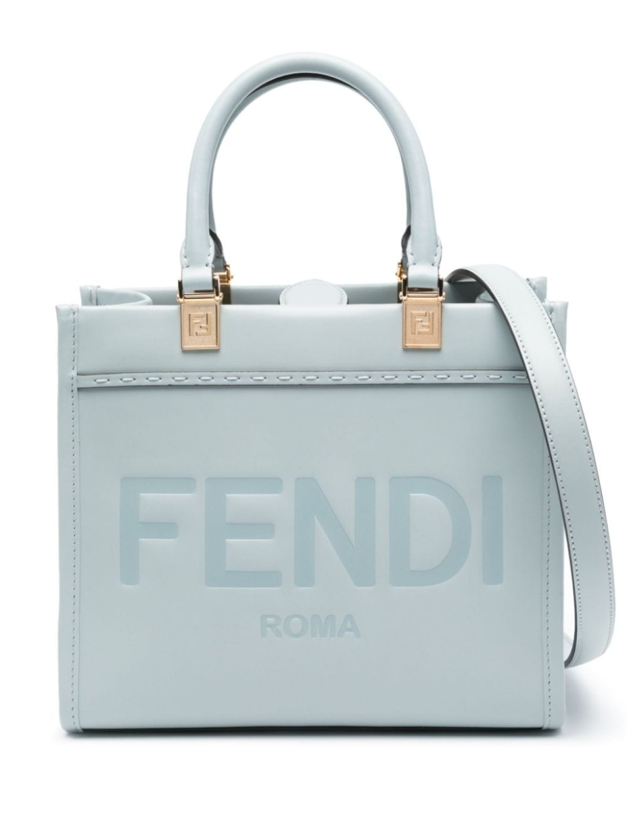 

Маленькая сумка-тоут FENDI Sunshine, синий