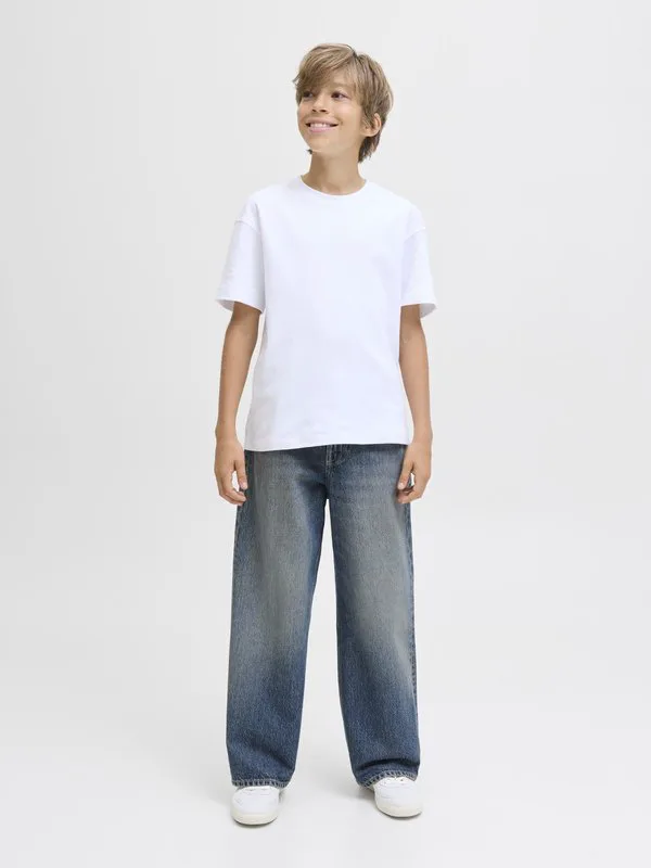 Джинсы свободного кроя jjidave jjcooper st 582 Jack & Jones Junior, Blue Denim — фото 2