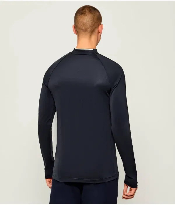 Футболка с длинным рукавом Tock Active slim fit Boss Green, темно-синий — фото 3