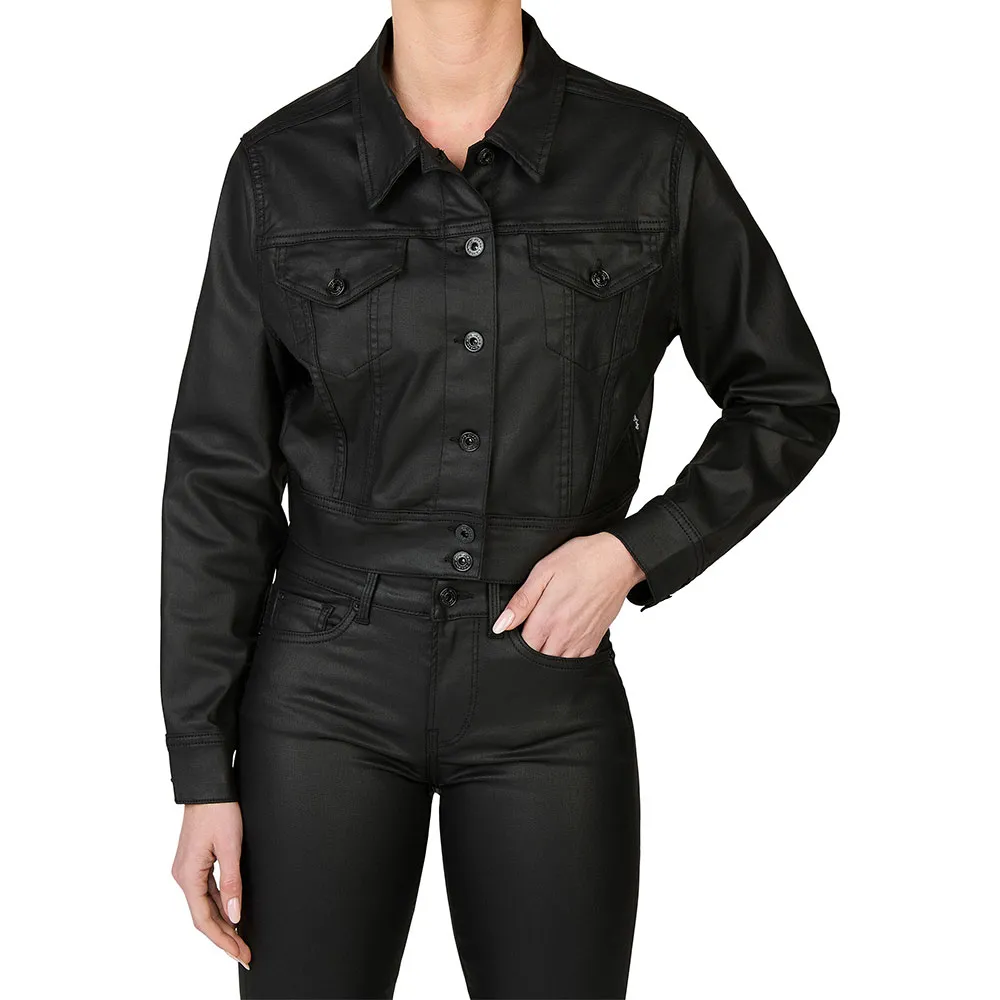 

Куртка Pepe Jeans Cropped denim, черный