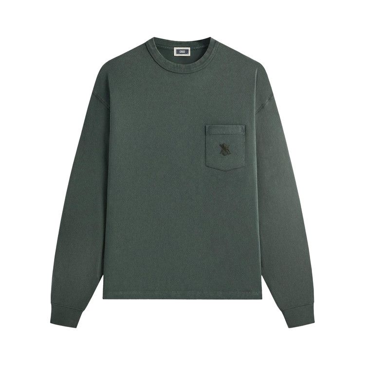 

Футболка Kith Sueded Jersey Long-Sleeve Leonard Pocket Tee, Machine