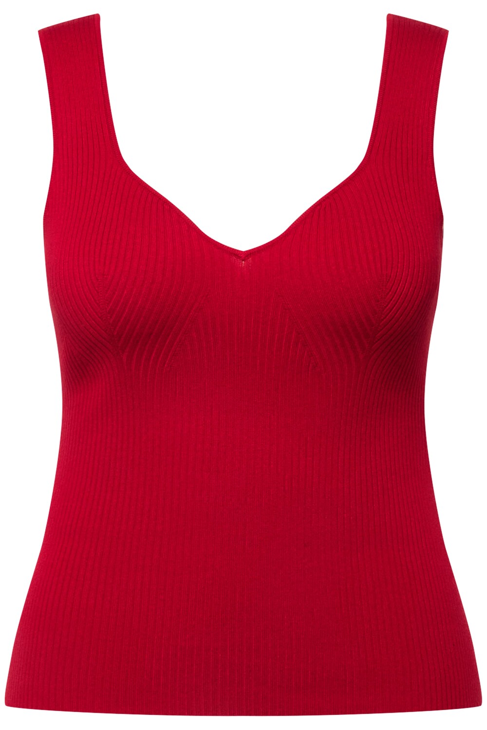 

Футболка Ulla Popken Strick Top, цвет salsa