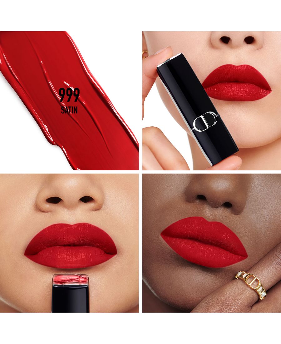 Сменный блок помады Rouge Dior - сатиновый, цвет 999 - The Iconic Red — фото 2