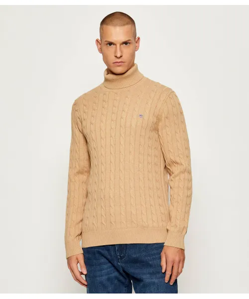 

Водолазка Regular fit Gant, бежевый