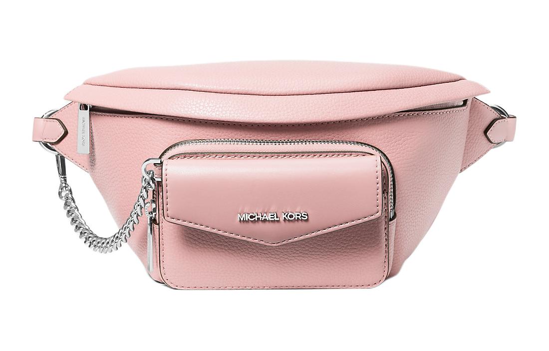 

MICHAEL KORS Сумка-слинг Maisie Canvas через плечо, большая женская, розовая