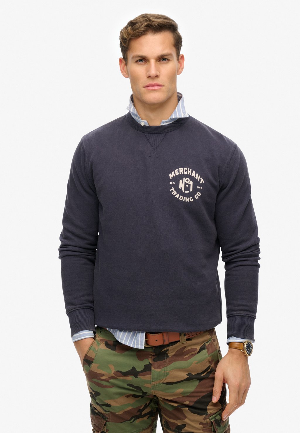 

Толстовка THE MERCHANT STORE Superdry, синий