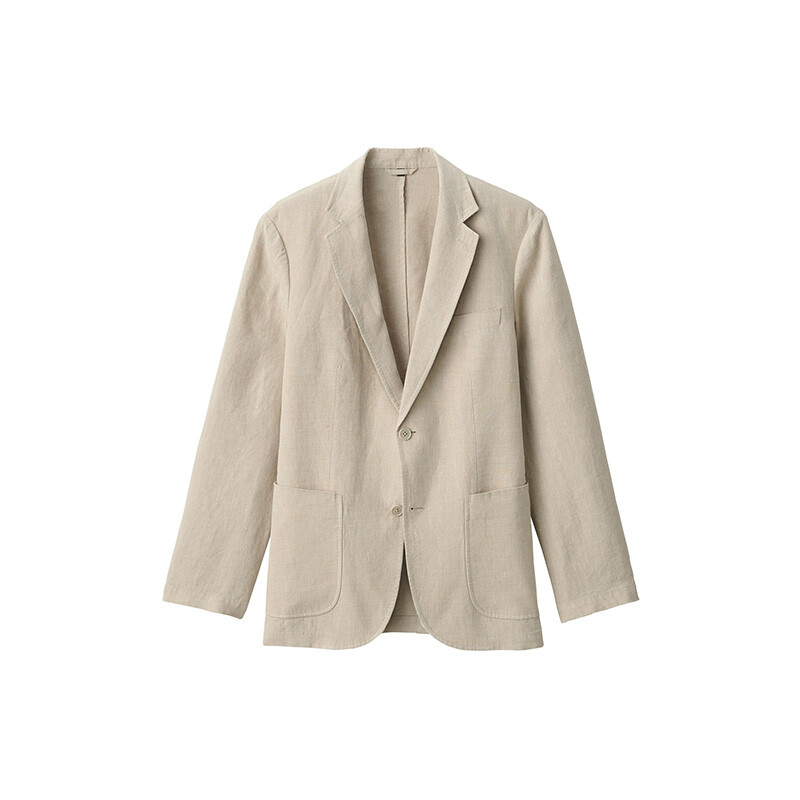 

Костюм мужской Muji льняной, темно-синий