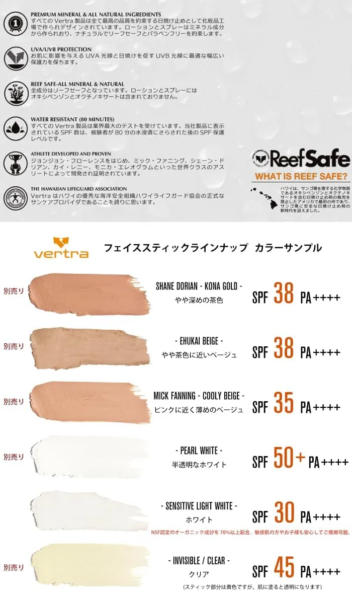 Солнцезащитный стик для лица Vertra SPF30 Sensitive White, 9.5 г — фото 2
