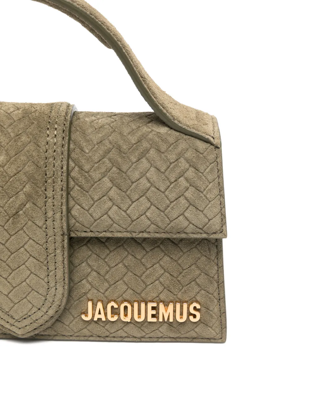 Сумка-тоут Bambino с верхней ручкой Jacquemus, зеленый — фото 4