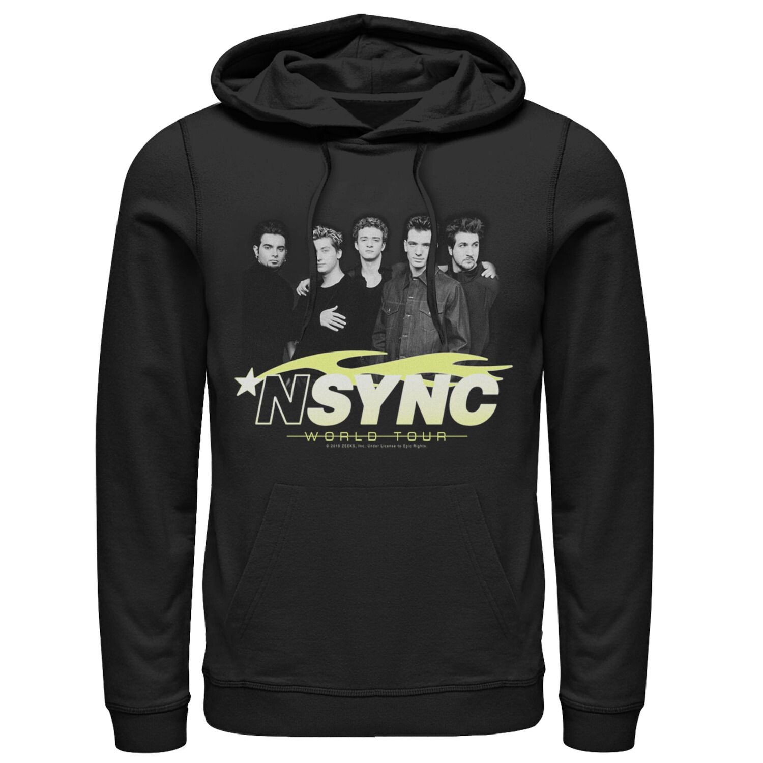

Мужская худи с портретом NSYNC World Tour Licensed Character