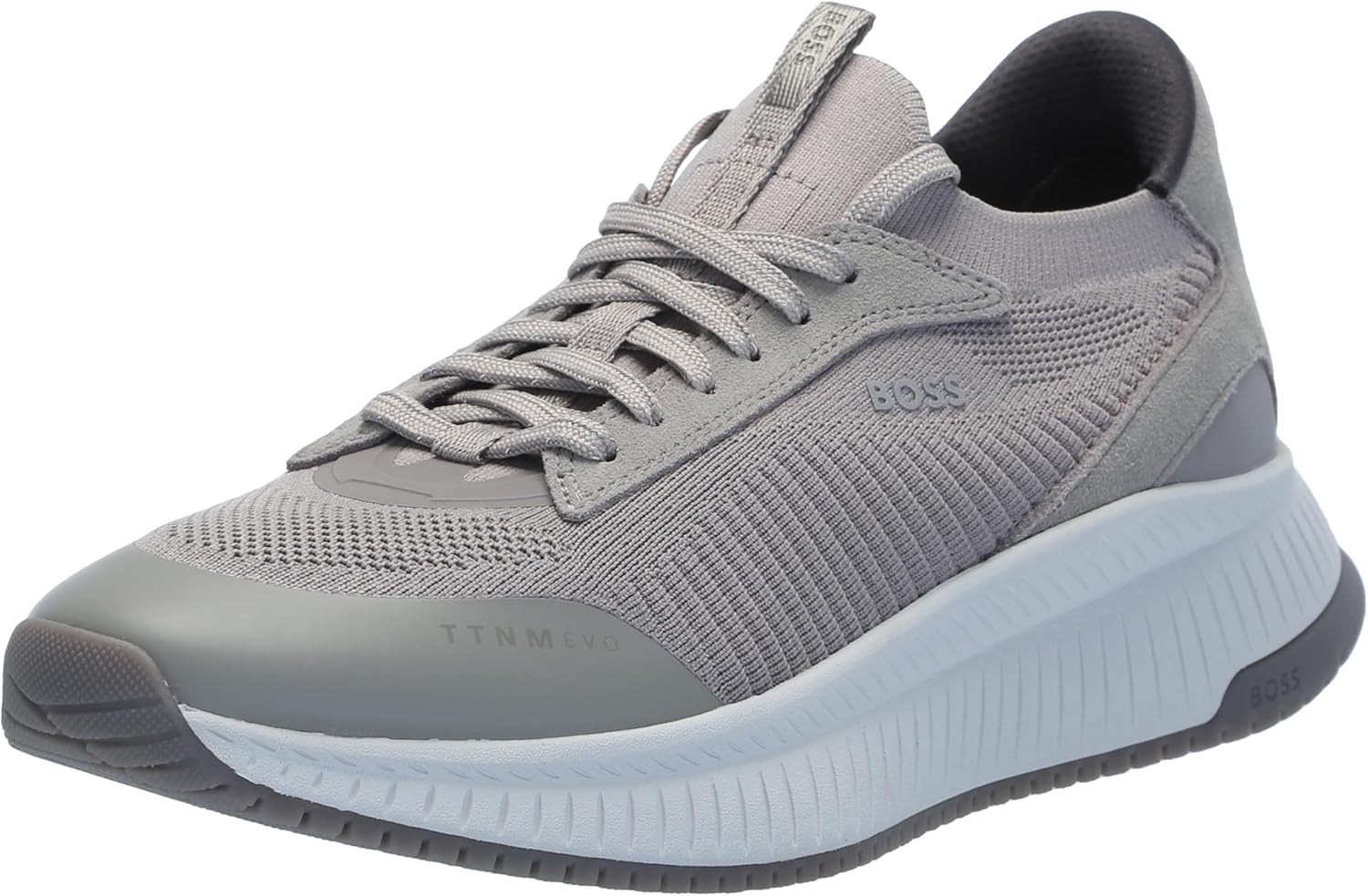 

Hugo Boss Mens Modern Knit Structure Беговые кроссовки, светло-серый