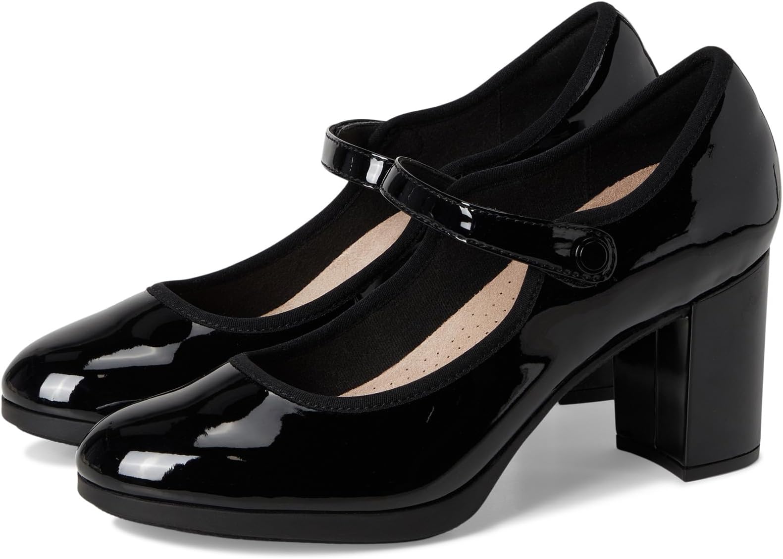 Туфли Clarks Women's Bayla Lily, Black Patent Synthetic