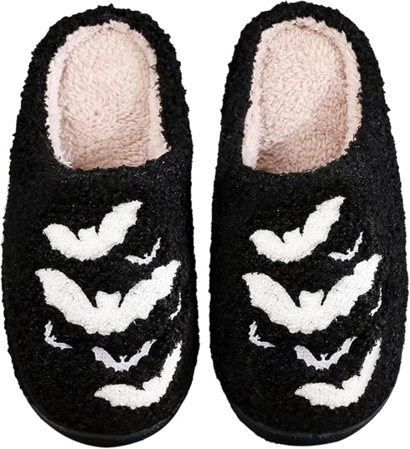 

Зимние тапочки для женщин и мужчин, пушистые плюшевые тапочки, милые домашние тапочки с мультяшными персонажами, уютные теплые тапочки для дома и улицы, для девочек и женщин, забавные тапочки в стиле ужасов Generic, черный