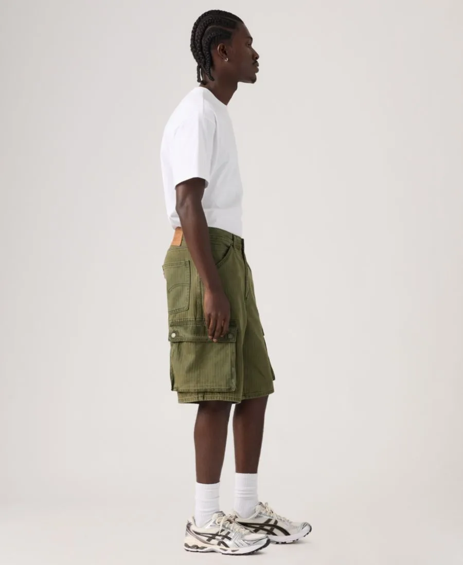 Мужские широкие шорты-карго Premium 478, длина 12 дюймов Levi's, Forest Badge Od — фото 3
