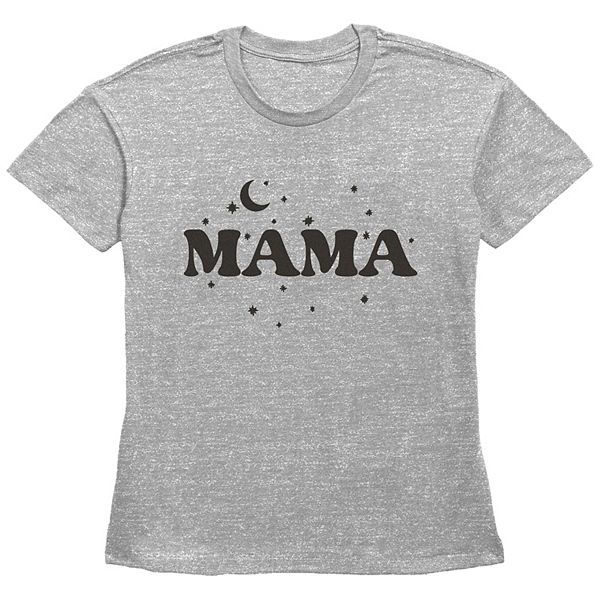 

Женская футболка Mama Basic Fit с принтом Unbranded