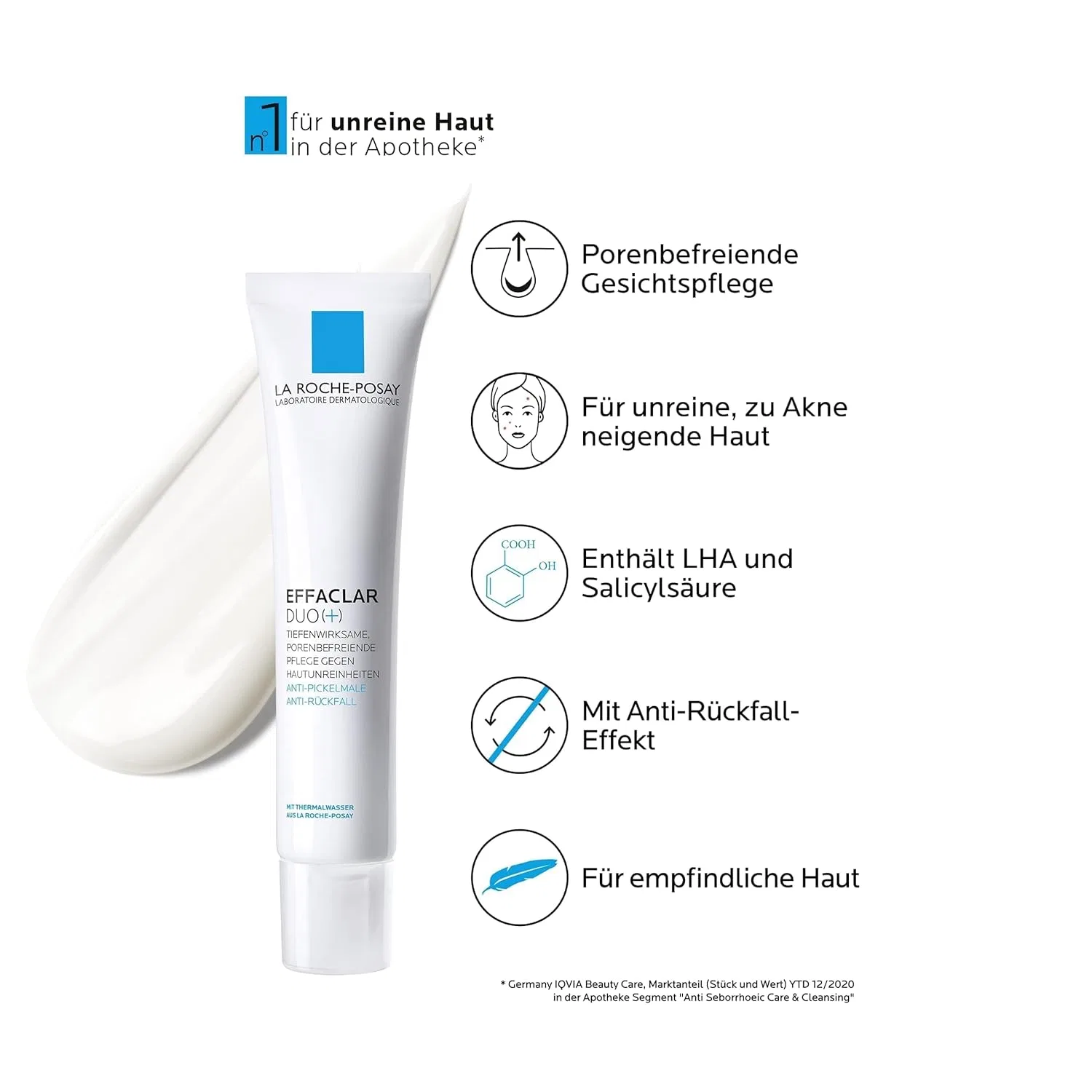 Набор La Roche-Posay — Увлажняющий крем «Effaclar Duo+» 2 x 40 мл от — фото 4