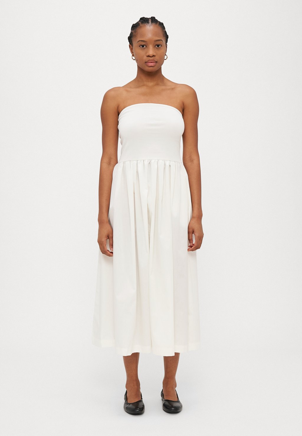 

Платье из джерси VMANE BANDEAU DRESS Vero Moda Petite, слоновая кость