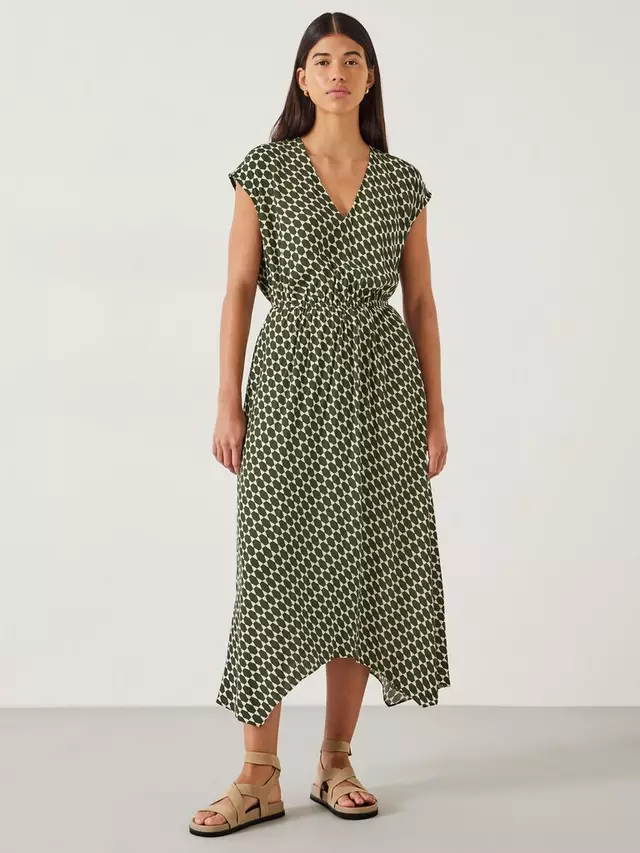 

Платье HUSH Klara Maxi, цвет geo star khaki