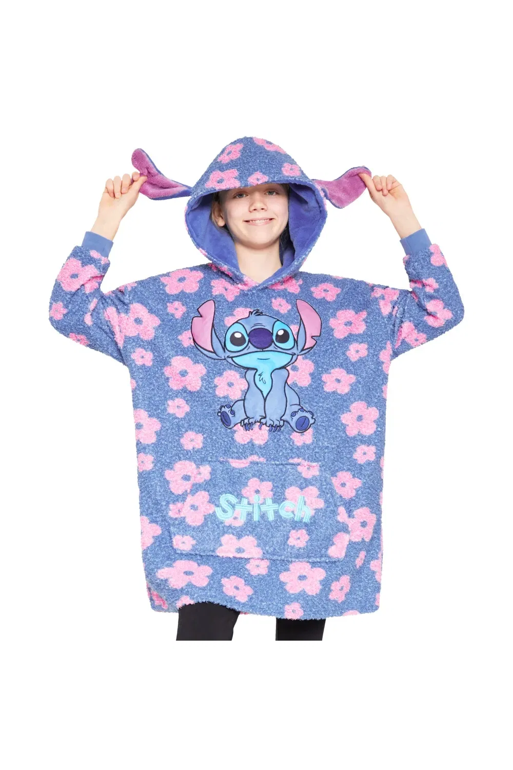 Пончо детское Stitch Oversize Disney, мультиколор