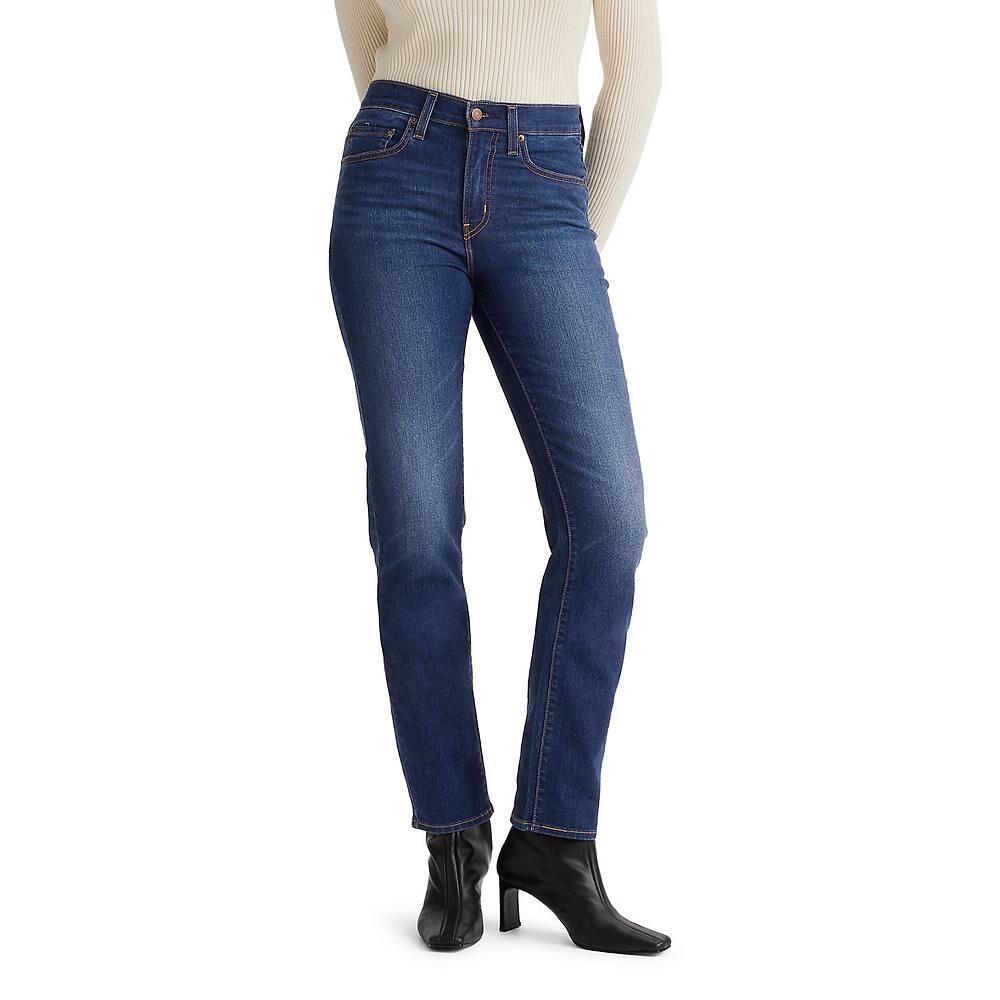 

Женские прямые джинсы Levi's 724 с высокой посадкой, цвет Carbon Glow