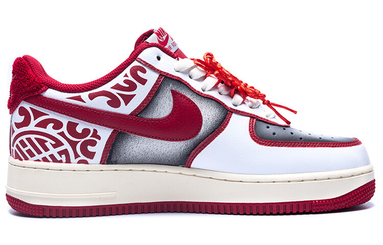 

Кроссовки Nike Air Force 1 Skateboard Shoes Men Low-Top White/Red